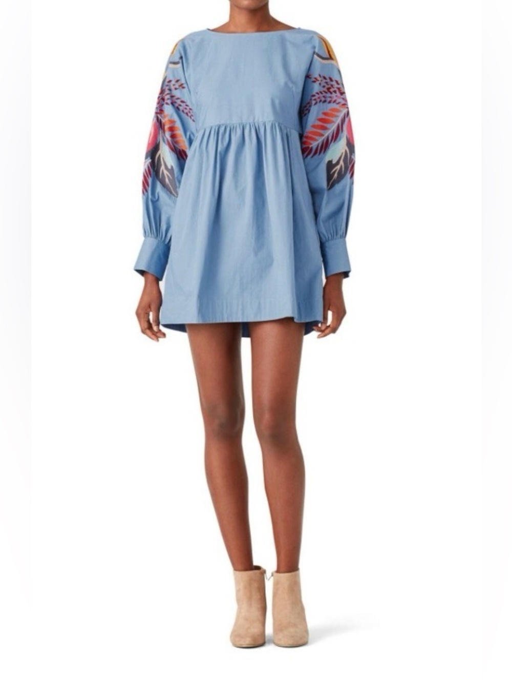 Embroidered Free People Dress
